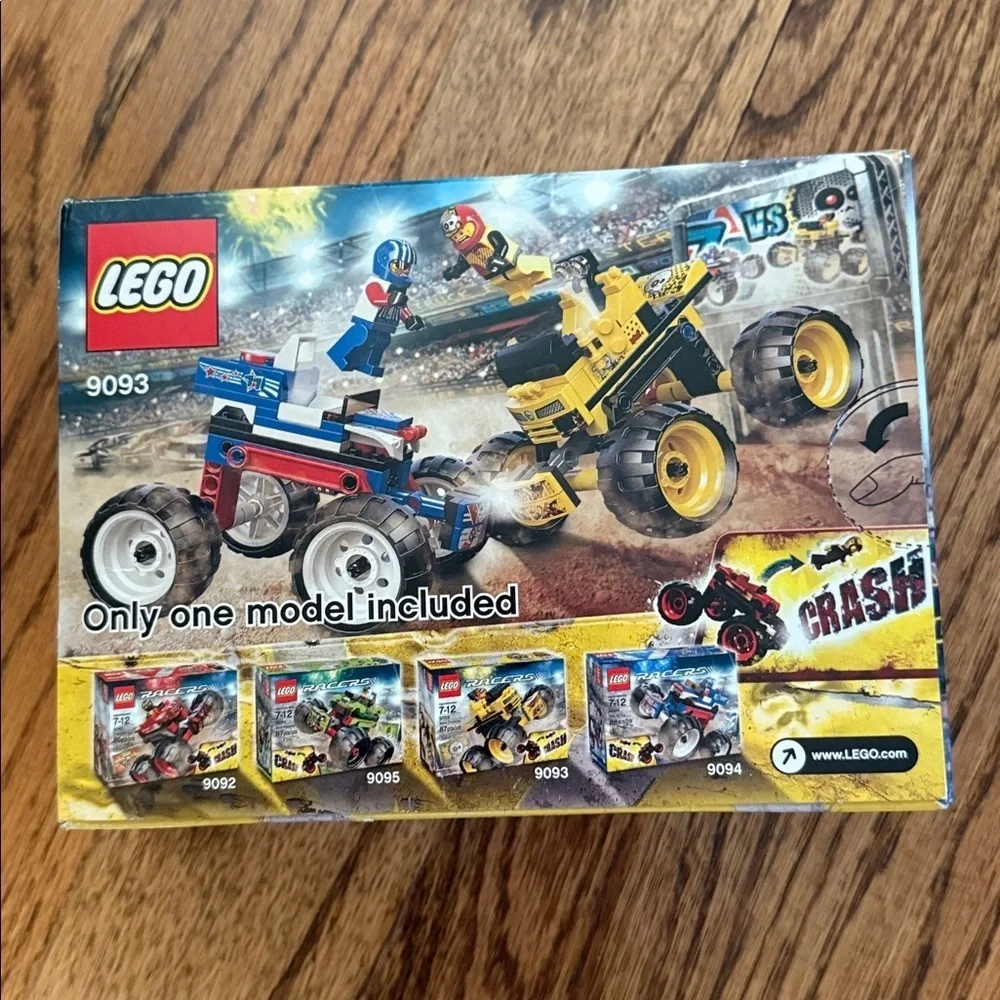 Lego racers bone cruncher set 9093 new in sealed package 87 pieces retired
